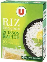 Mängden socker i Riz long grain étuvé 10 minutes