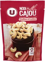 Mängden socker i Noix de cajou grillées salées