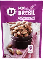 Mängden socker i Noix du Brésil grillées salées