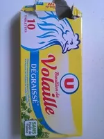 Mängden socker i Bouillon de volaille dégraissé