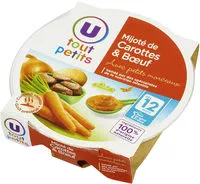 Mängden socker i Assiette mijoté de carottes et boeuf