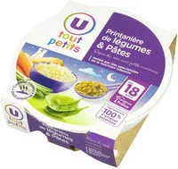 Mängden socker i Assiette soir printanière de légumes et pâtes