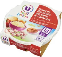 Mängden socker i Assiette écrasé pomme terre et jambon