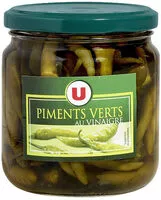 Mängden socker i Piments verts au vinaigre