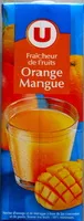 Mängden socker i Fraîcheur de fruits, Orange-Mangue