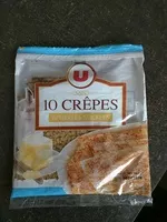 Mängden socker i Crêpes beurrées sucrées