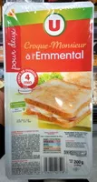Mängden socker i Croque-Monsieur à l'Emmental