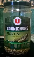 Mängden socker i Cornichons très fins aux quatre aromates