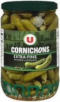 Mängden socker i Cornichons extra-fins au vinaigre