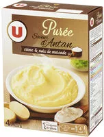 Mängden socker i Purée saveur d'Antan à la crème et noix de muscade
