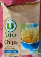 Mängden socker i Chips ondulées à l’huile de tournesol