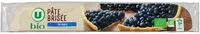 Mängden socker i Pâte tarte brisée pur beurre bio