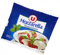 Mängden socker i Mozzarella au lait pasteurisé 18%MG