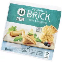 Mängden socker i Feuilles de brick