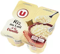 Mängden socker i Riz au lait à la vanille