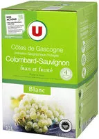 Mängden socker i Vin blanc IGP Côtes de Gascogne Colombard Sauvignon