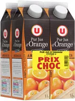 Mängden socker i Pur jus d'orange des Amériques