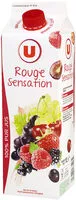 Mängden socker i Rouge sensation - Jus de fruits 100% pur jus