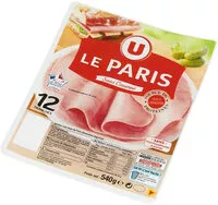 Mängden socker i Jambon de Paris viande de porc française