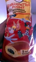 Mängden socker i Briochettes Pocket Fourrage au chocolat (x 8)