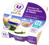 Mängden socker i Assiette soir fondue courgettes pâtes