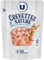 Mängden socker i Crevettes nature cuites et décortiquées