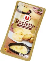 Mängden socker i Raclette au lait pasteurisé tranchée sans croûte 28% de MG