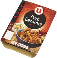 Mängden socker i Porc au caramel et riz