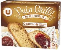 Mängden socker i Pain grillé au blé complet