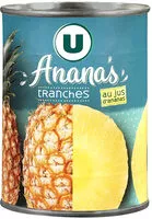 Mängden socker i Ananas tranches entières pur jus