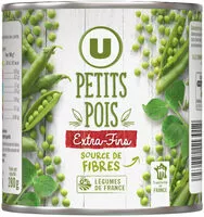 Mängden socker i Petits pois extra-fins à l'étuvée