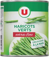 Mängden socker i Haricots verts extra-fins cueillis et rangés à la main