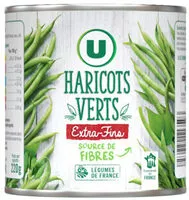 Mängden socker i Haricots verts extra-fins