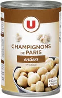 Mängden socker i Champignons de Paris entiers 1er choix