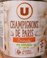 Mängden socker i Champignons de Paris