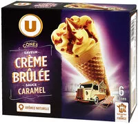 Mängden socker i Cônes saveur crème brûlée