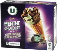 Mängden socker i Cônes menthe chocolat