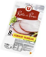 Mängden socker i Rôti de porc cuit au four Viande de Porc Française