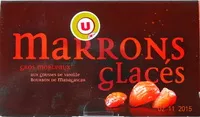 Mängden socker i Marrons glacés en morceaux