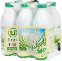 Mängden socker i Lait UHT biologique écrémé