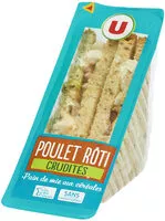 Mängden socker i Sandwich club poulet rôti crudités