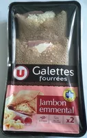 Mängden socker i Galettes fourées, jambon emmental