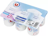 Mängden socker i Fromage frais nature 0%