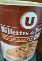 Mängden socker i Rillettes de poulet