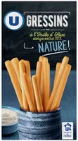 Mängden socker i Gressins nature à l'huile d'olive