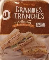 Mängden socker i Pain de mie sandwich complet