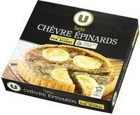 Mängden socker i Tarte chèvre et épinards