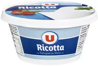 Mängden socker i Ricotta au lait pasteurisé 9% de MG