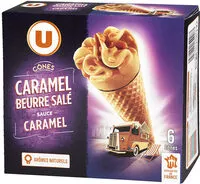 Mängden socker i Cônes caramel beurre salé