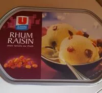 Mängden socker i Glace Ruhm Raisin